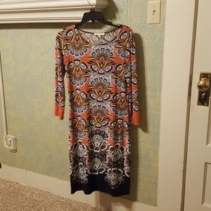 Size 4 print dress